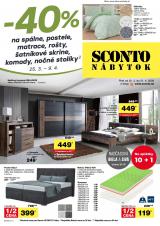 1. strana letáka Sconto nábytok 25. 3. - 21. 4. 2026 