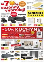 Sconto nábytok leták  s platnosťou 20. 5. - 16. 6. 2026 