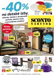 Sconto nábytok leták  s platnosťou 15. 7. - 4. 8. 2026 