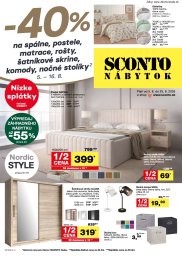 1. strana letáka Sconto nábytok 5. 8. - 25. 8. 2026 