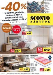 Sconto nábytok leták  s platnosťou 14. 10. - 10. 11. 2026 
